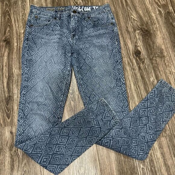 Volcom Super Stoned Skinny Stretch Denim Jeans - Picture 1 of 6